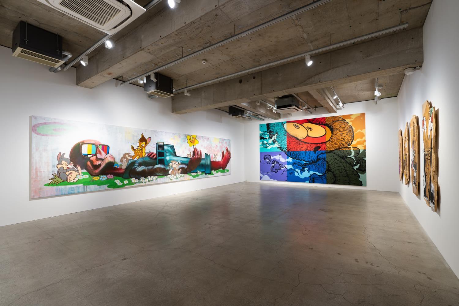 展示風景「盲点 -blind spot-」Kaikai Kiki Gallery（東京、日本）, 2018年