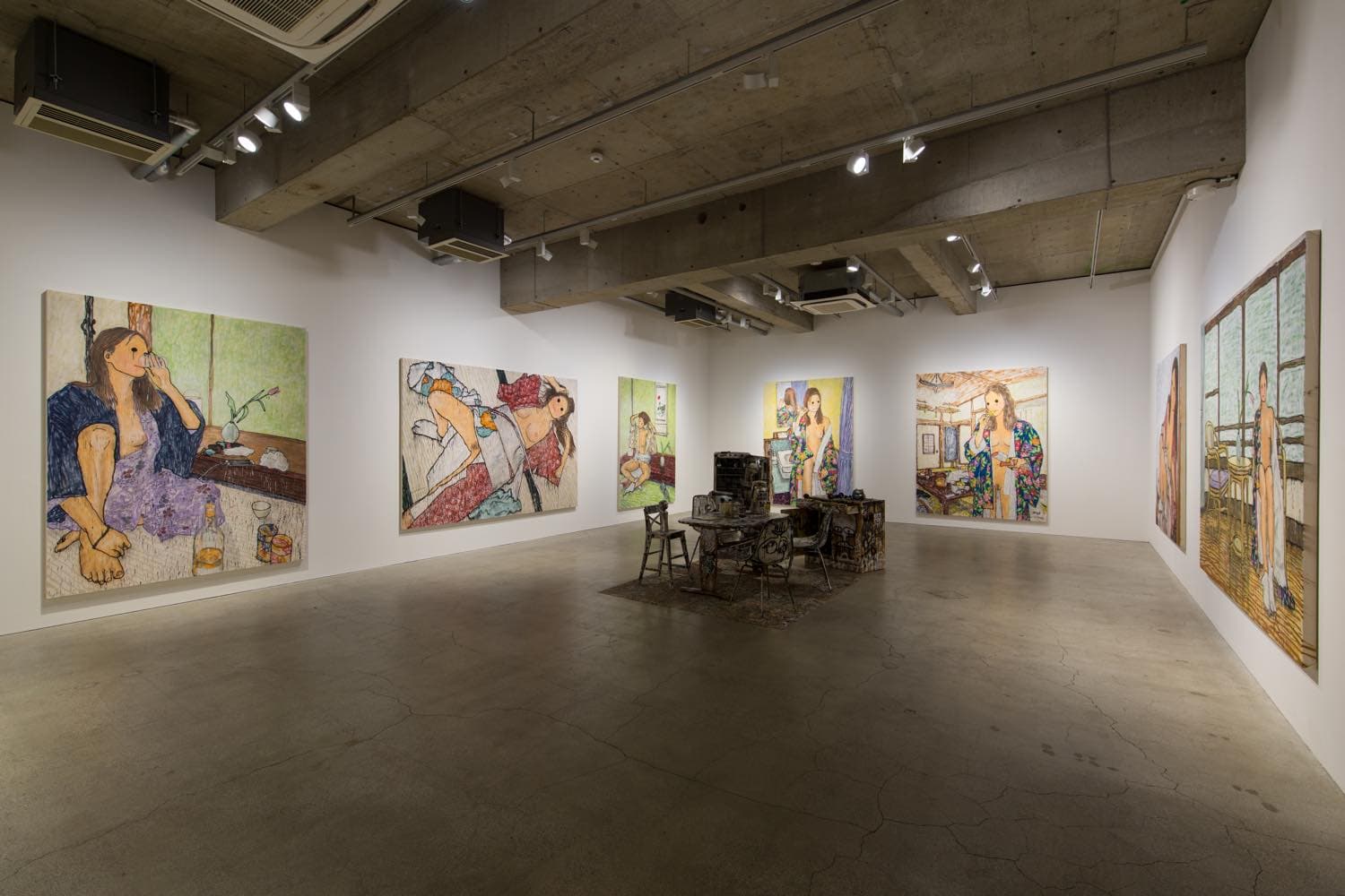 展示風景「HERE TODAY, GONE TOMORROW」Kaikai Kiki Gallery(東京、日本), 2017年