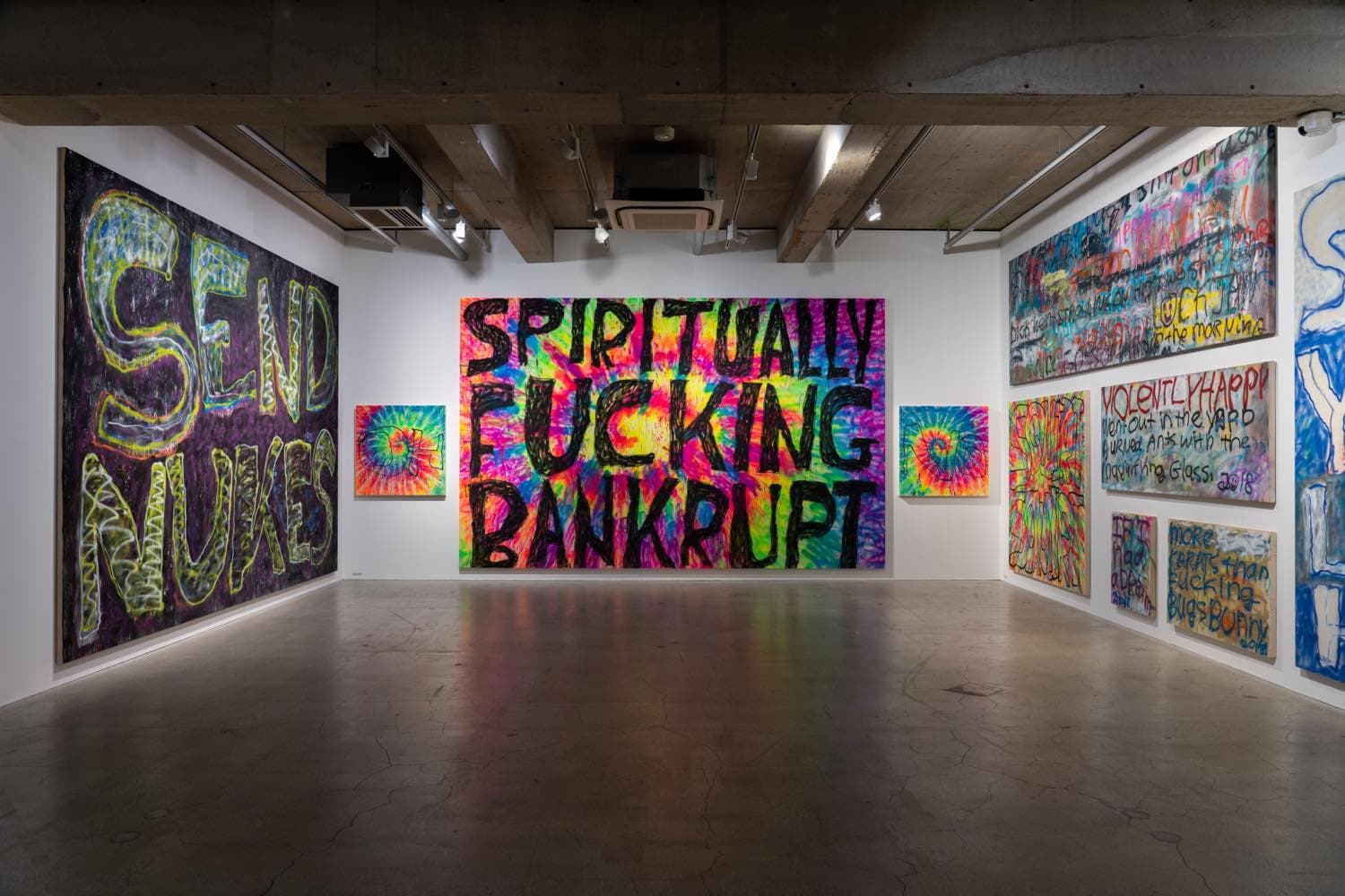 展示風景「MADSUCKY WUZ HERE 2018」Kaikai Kiki Gallery(東京、日本), 2018年