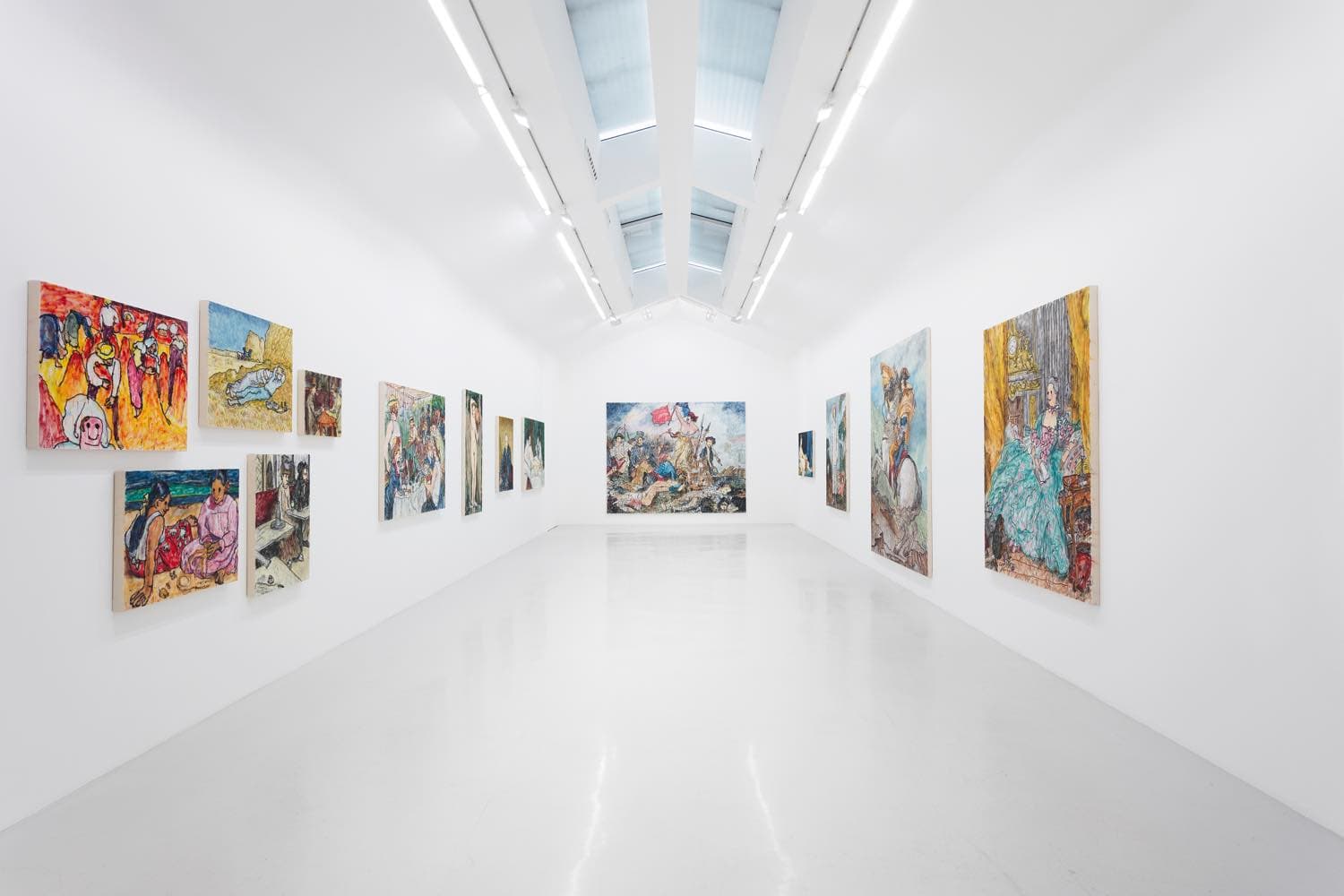 展示風景「FRENCH FRIES WITH MAYO」ペロタン(パリ、フランス), 2018年