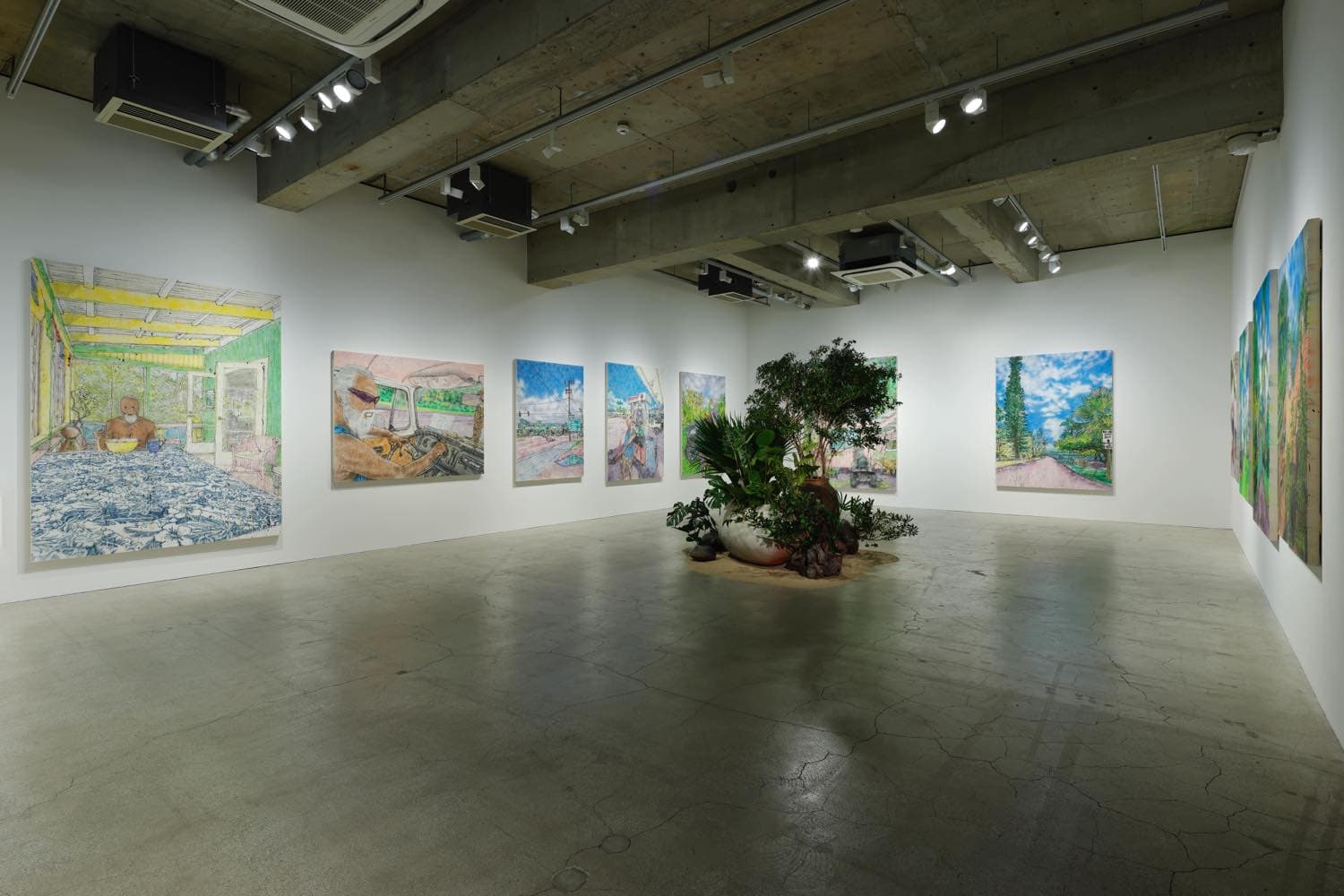展示風景「ISLAND LOVE」Kaikai Kiki Gallery(東京、日本), 2022年