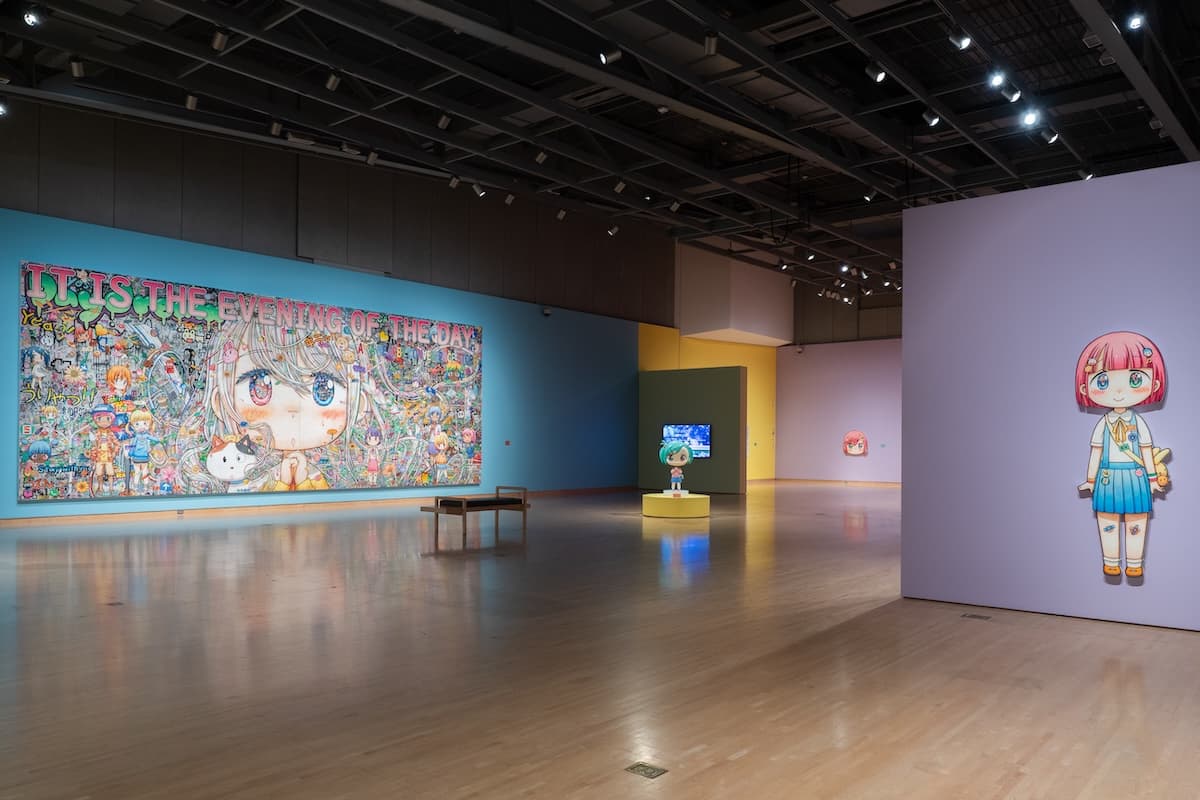 フェニックスアートミュージアムでの個展風景(アメリカ、2022年) ©2022 Mr./Kaikai Kiki Co., Ltd. All Rights Reserved.